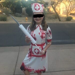 Rubies Costume Co. Zombie Nurse Halloween Costume w/ props for Teen